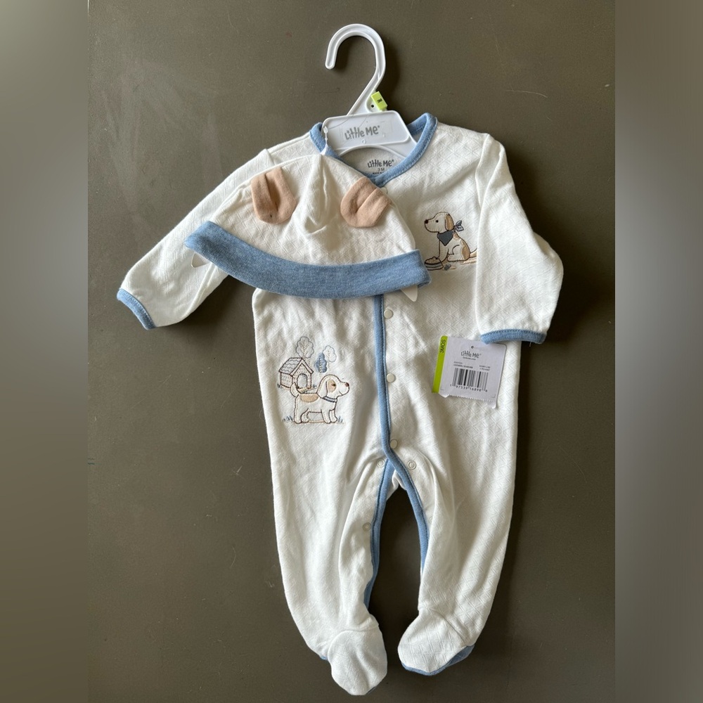 NWT Little Me Onesie & Hat Set | 3 Months